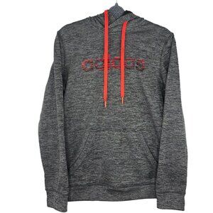 Adidas Gray Hoodie w/ Red Logo | Sporty & Comfortable Size M